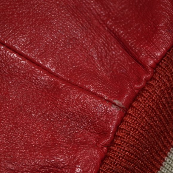 🔥RARE🔥 VINTAGE 1990'S LOONEY TUNES "JUST CHILLIN" LEATHER BOMBER JACKET XL - Picture 12 of 13